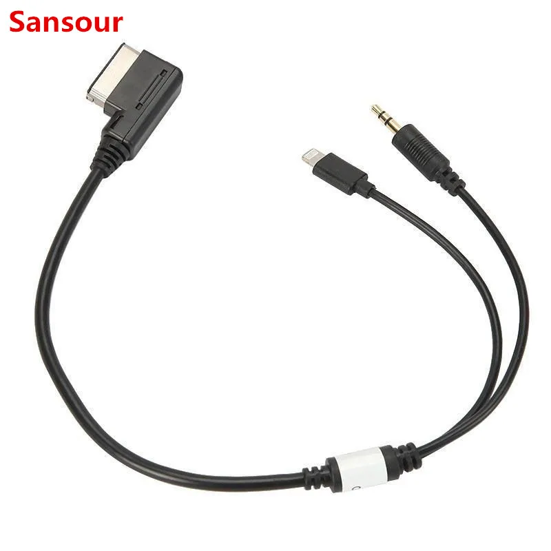 Sansour для iPhone 5 5S 5c 6 и plus музыкальный интерфейс AMI AUX кабель подходит Audi 2009-2014 |