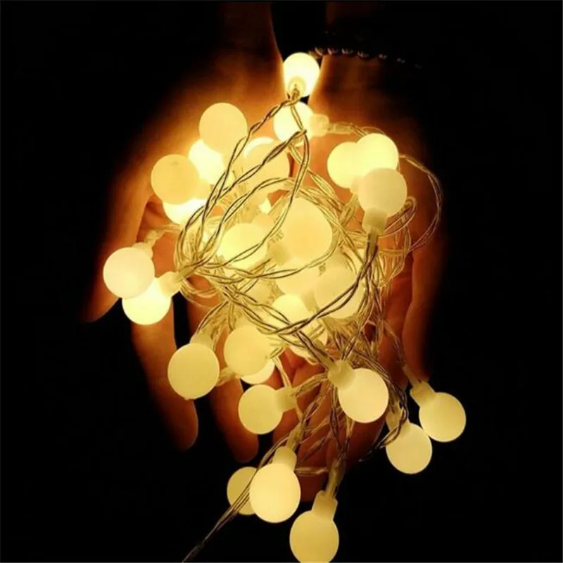 7,5 m 50 LED 110 V 220 V IP44 al aire libre Multicolor LED String luces de Navidad Holiday party decoración de la boda luces LED 7,5 m 50 LED 110 V 220 V IP44 al aire libre Multicolor LED String luces de Navidad Holiday party decoración de la boda luces LED