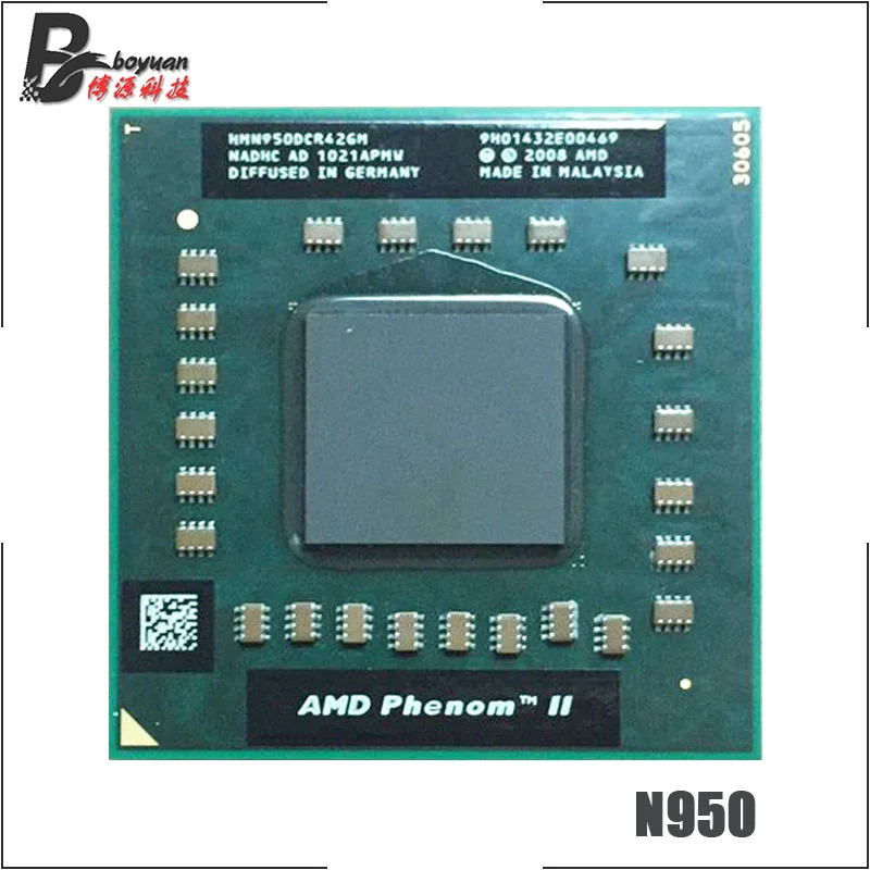 Четырехъядерный процессор AMD Phenom II 2 1 ГГц четырехъядерный HMN950DCR42GM Socket S1 |