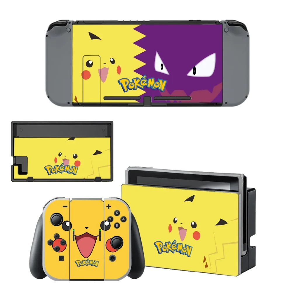 Виниловая наклейка для Nintendo Switch Pokemon GO склоны s консоль NS и контроллеры Joy