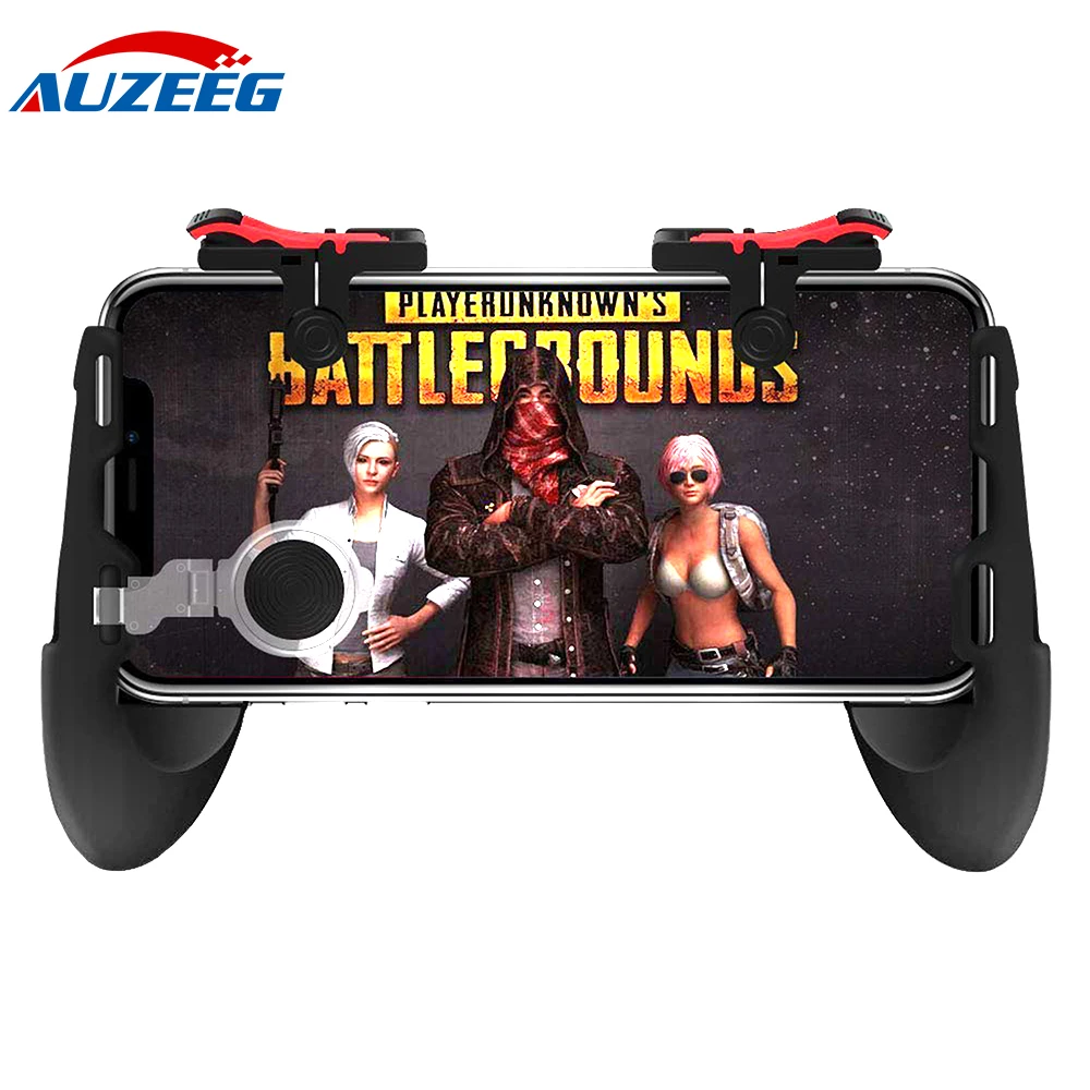 

2pcs/lot game controller phone grip with joystick / fire button for 5.5~6.5 inch Android IOS Smartphone gamepad for pubg Trigger