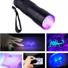 9 LED UV Che Cura la Riparazione Luce UV Che Cura Le Luci Lampada A Raggi Ultravioletti Torcia Flashligh AAA per il telefono mobile iPhone sumsung touch schermo