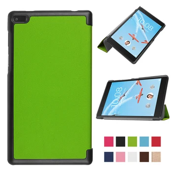 

2017 New Flip Stand PU Leather Cover for Lenovo Tab4 Tab 4 7 Essential TB-7304 TB-7304F TB-7304I TB-7304X 7" Tablet Case