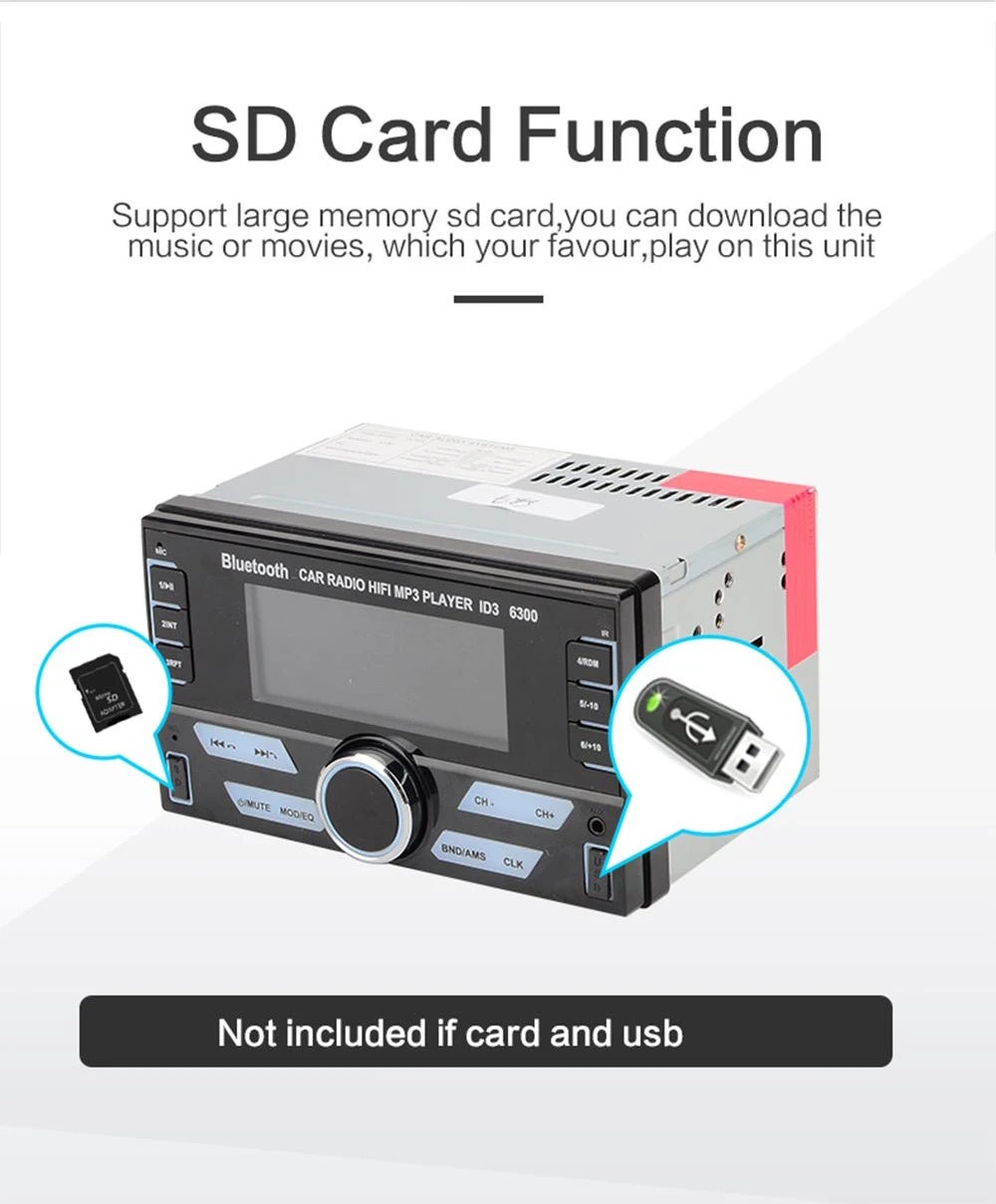 LaBo Bluetooth Авторадио, автомобильное стерео радио, FM Aux вход, приемник, SD USB ISO 9002, 12 В, 2 din, автомобильный MP3 мультимедийный плеер