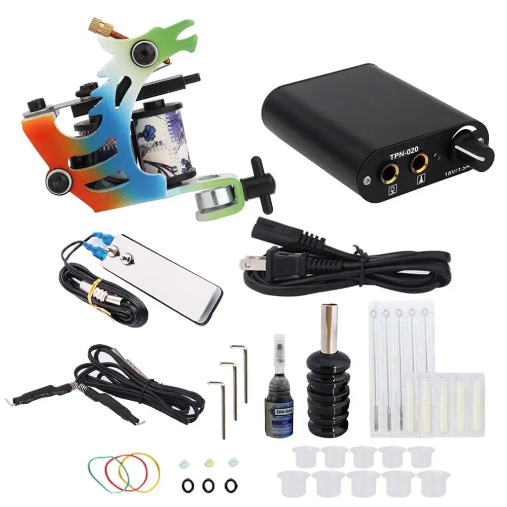 

Rotary Tattoo Machine Shader & Liner Assorted Motor Gun Kits Supply Tool For Artists