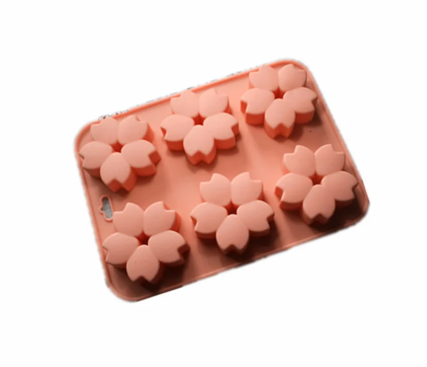 

Sakura mould silica gel gypsum mold baking manual soap DIY candle molds