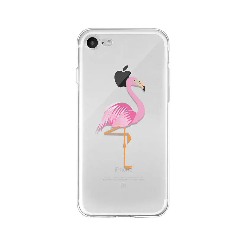 Flamingo Pineapple Flower Green leaf