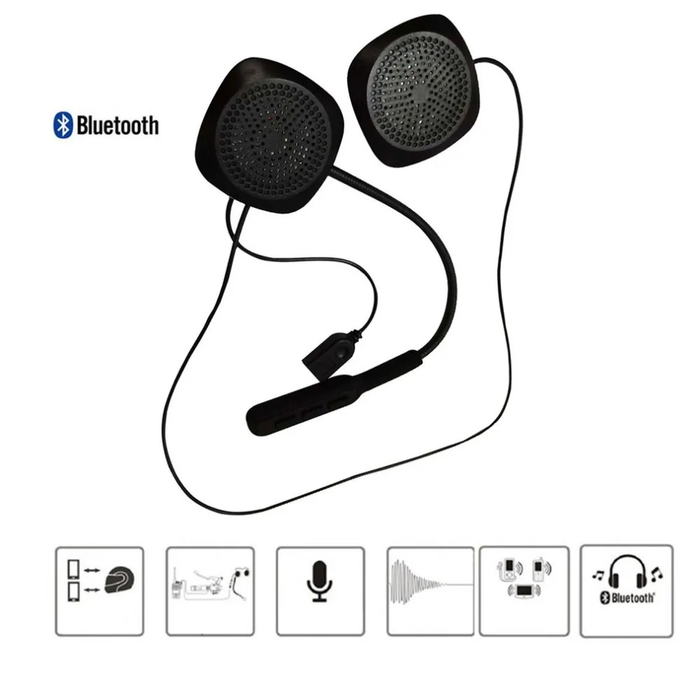 

Bluetooth 4.2 EDR Helmet Headset for Motorcycle Motorbike Voice Control Call Function Support Music 160 Hours Long Standby