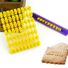 Moule à biscuits en forme d'alphabet 26 lettres et sûr pour gâteaux, ustensiles décoratifs de cuisson bricolage 1 pièce