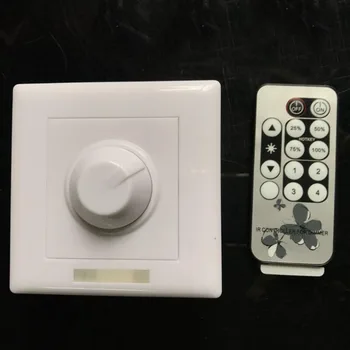 

LED Light Infrared Remote Control SCR Dimmers / 86 Panel Dimming Switch AC 110V / 220V-240V