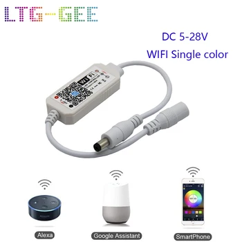 

DC5-24V WIFI RGB/RGBW/Pixel led strip controller Music controller Work with Amazon Alexa & Google Home for home decoration