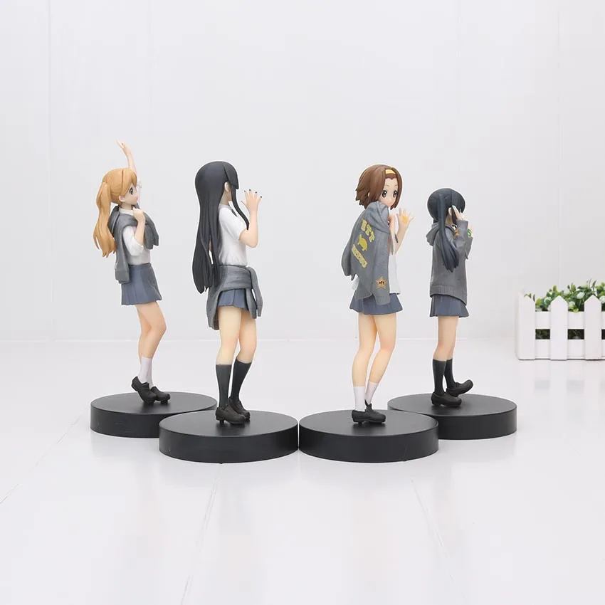 К-он! Hirasawa Yui Akiyama Mio Tainaka ритсу Kotobuki Tsumugi Адзуса Накано 5th юбилей ПВХ фигурка модель игрушки