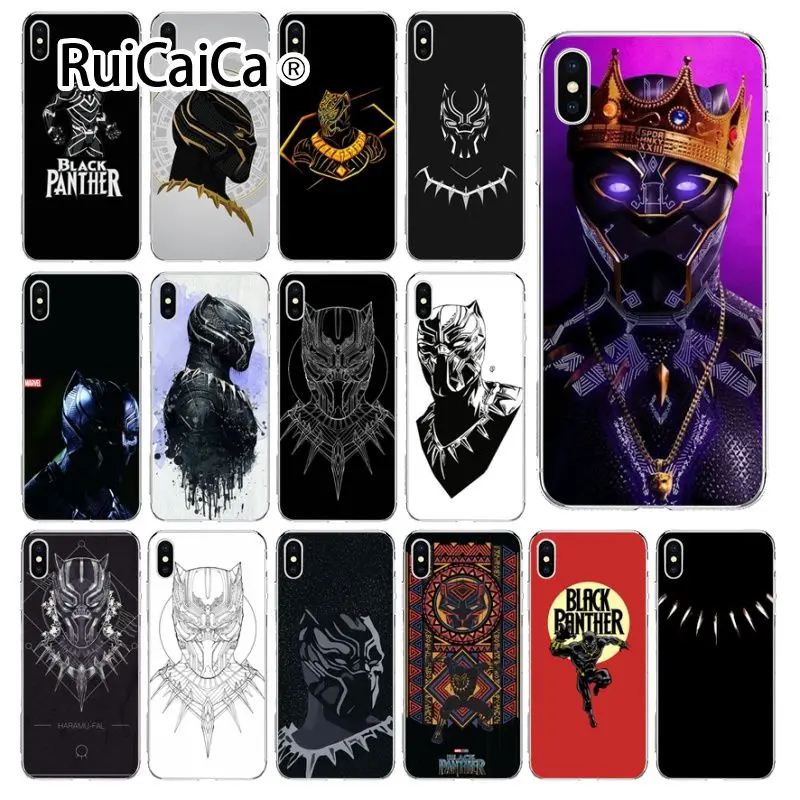 Ruicaica Марвел из мстителей комиксов Черная пантера умный чехол для телефона iPhone 5 5Sx