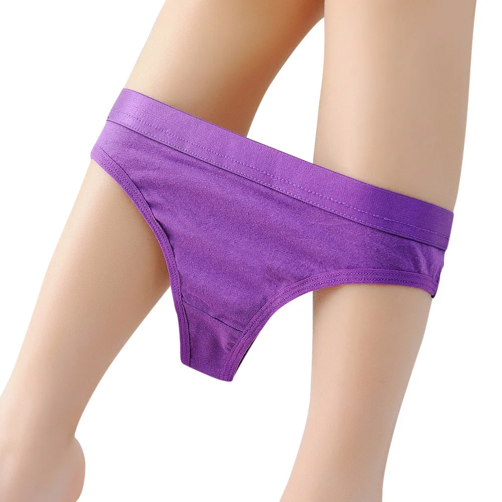 

#5 DROPSHIP 2018 NEW Fahion Women Briefs Solid Panties Thongs G-string Lingerie Underwear Freeship