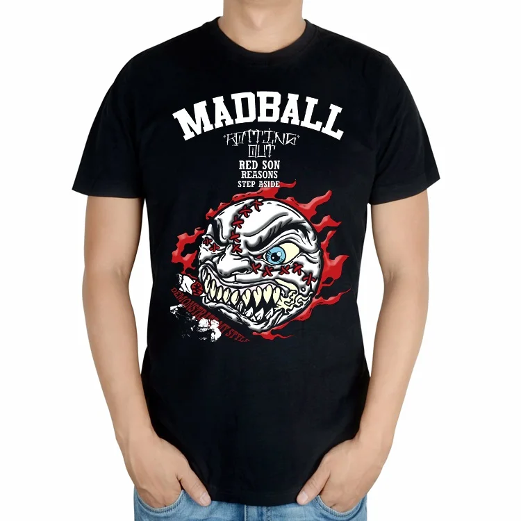 18 дизайнов, Harajuku Madball Rock, брендовая бейсбольная рубашка, 3D, ММА, фитнес, Hardrock, тяжелый металл, хлопок, хип-хоп, с длинным рукавом, camiseta