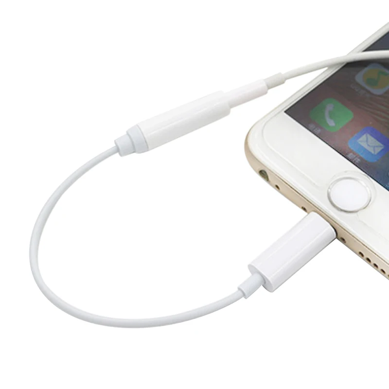1pc Headphone Adapter AUX Adapter For Lightning Female To 3.5mm Male for iphone 1pc Headphone Adapter AUX Adapter For Lightning Female To 3.5mm Male for iphone