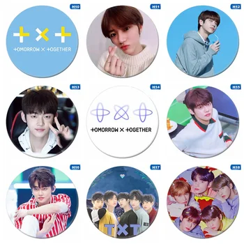 

2019 New Fashion Korean Kpop All Members Brooch Pin Badge Accessories For Clothes Hat Backpack Decoration Gift