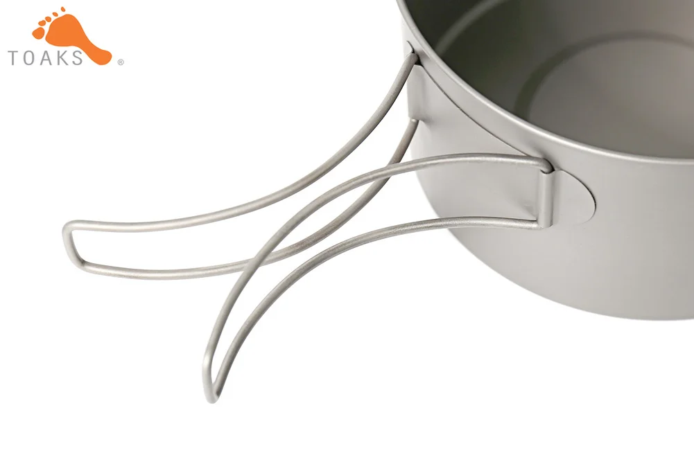 TOAKS POT-900-D130 titanio puro Cookware que acampa al aire libre ollas, se puede utilizar como una copas, cuencos y ollas 900 ml 104G
