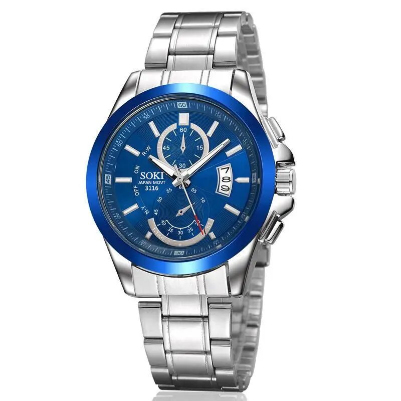 

Luxury Brand Analog sports Wristwatch men bracelet Display Date Men's Quartz Watch Business Watch Men 100pcs/lot
