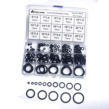 200 шт/1 коробка PCP Пейнтбол NBRAcecare резиновая прокладка замена уплотнительные кольца прочная розетка черная 15 Размеров Доступные уплотнительные кольца