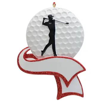 

MAXORA Boy Golf Player Athlete Sports Christmas Ornament Personalized Gift Christmas Decorations for Home