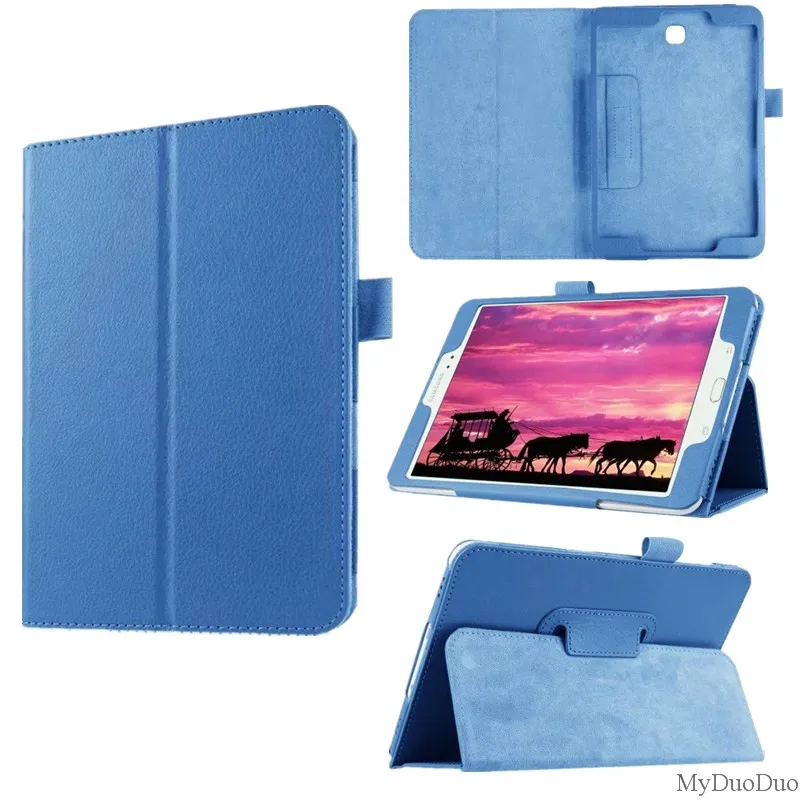 Litch PU Leather Stand Flip Cover Case for Samsung Galaxy Tab S2 8.0 T710 T711 T715 8 Tablet Cover Full Body Protective Skin (18)