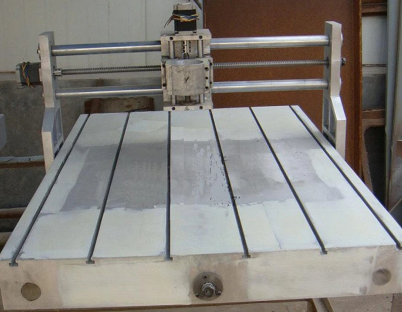CNC milling machine frame 6090 for wood engraver metal engraving cnc router with 80mm spindle clamp
