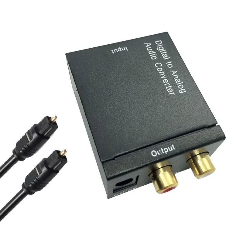 

DAC Audio Converter Digital to Analog Adapter Support 2.0CH PCM/LPCM digital audio to Analog RCA L/R Converter For Amplifier