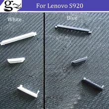 Мощность кнопку и кнопки регулировки громкости+ USB крышка для lenovo S920 Корпус чехол клавиатура Запчасти для авто; 2 компл./лот