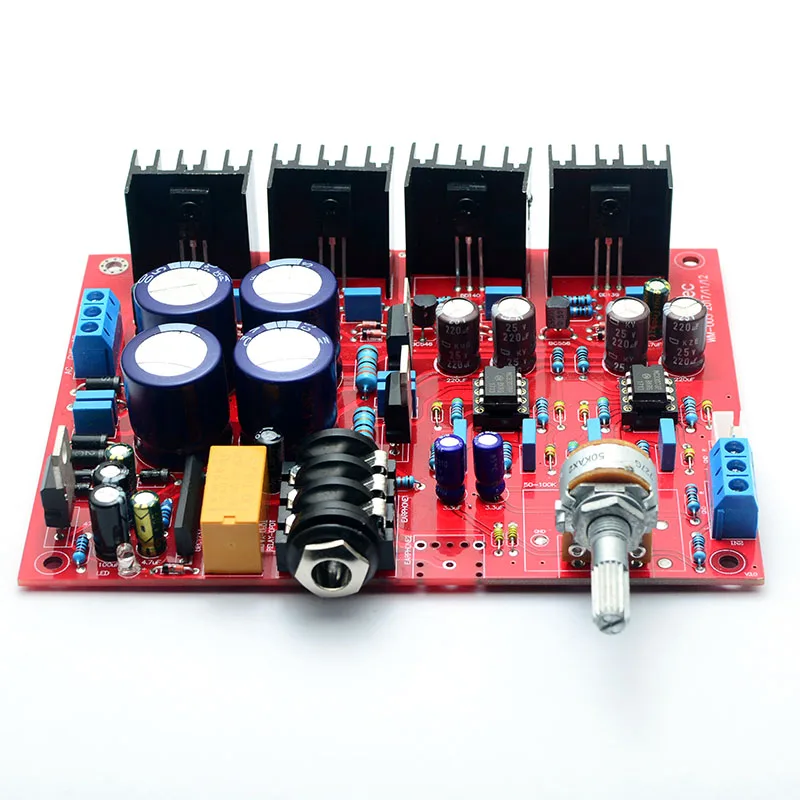 New Headphone Amplifier Base on Beyerdynamic A1 Mc33078 Bd139 Bd140 Architecture with Headphone Protect Potentiometer