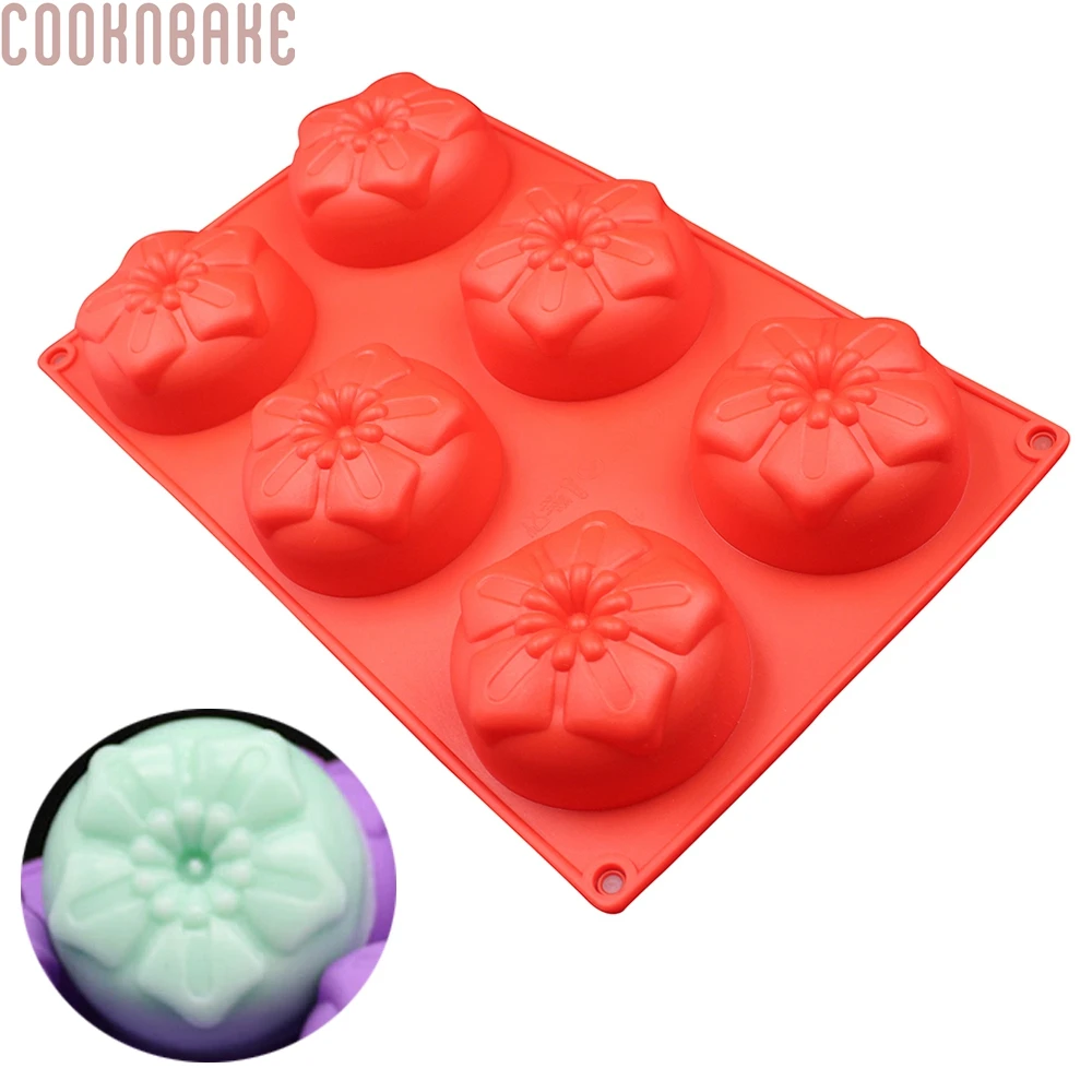 COOKNBAKE мыло ручной работы Силиконовая Форма Торт Шоколад Желе Пудинг цветок|mold