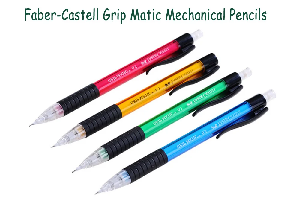 Механические карандаши Faber Castell Grip Matic или Superfine Leads Holder Graphite B/2B/HB 0,35 мм 0,5 мм 0,7 мм автоматический карандаш