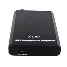 LESHP Универсальный перезаряжаемый высокопроизводительный стерео XU09 портативный усилитель для наушников Встроенный аккумулятор для портативных ПК