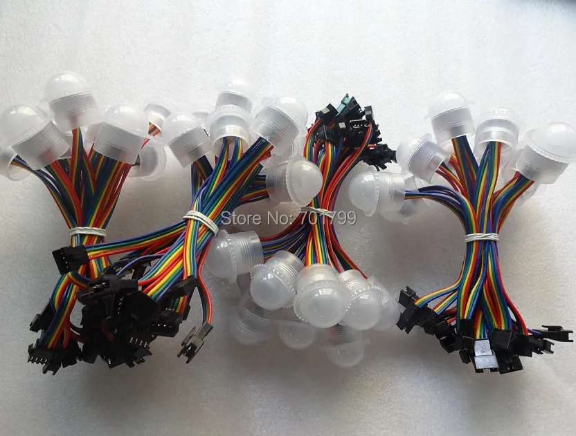 Светодиодный модуль пикселей диаметром 26 мм WS2801 1 шт. 5050 SMD RGB светодиодный 5 в пост.