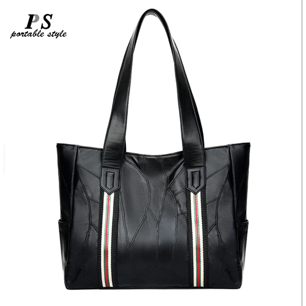 

2019 new Luxury Brand women Genuine leather bags Women Real leather Handbags Large Totes bag Designer Vintage Female Hand bags