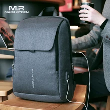 Mark Ryden мужской рюкзак с USB подзарядкой 15,6 дюймов, школьная сумка для ноутбука для мальчика, мужская дорожная водонепроницаемая сумка Mochila Mark Ryden мужской рюкзак с USB подзарядкой 15,6 дюймов, школьная сумка для ноутбука для мальчика, мужская дорожная водонепроницаемая сумка Mochila