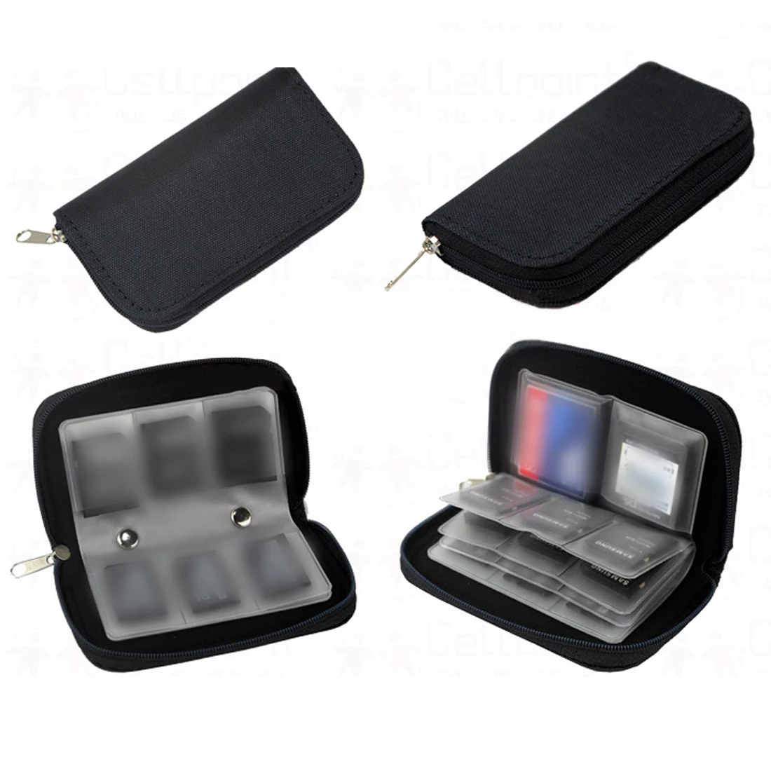 

Etmakit HOT Memory Card Storage Carrying Case Holder Wallet 18slots + 4 slots For CF/SD/SDHC/MS/DS 3DS Game accessory