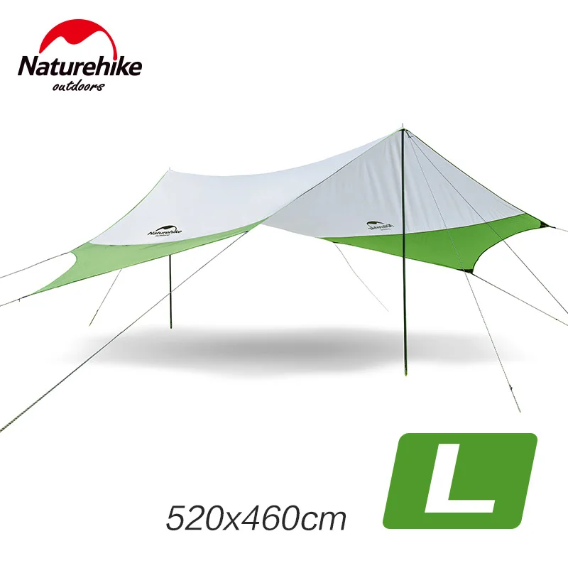 Палатка Naturehike NH16T012 S брезентовый тент для кемпинга навес от солнца семьи пляжа