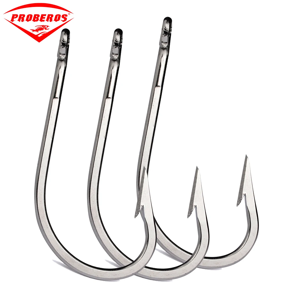 20pcs/lot Saltwater Fishing Hook Made in Taiwan KDDWH109 Sword Hook 6/0 12/0 Model Stainless