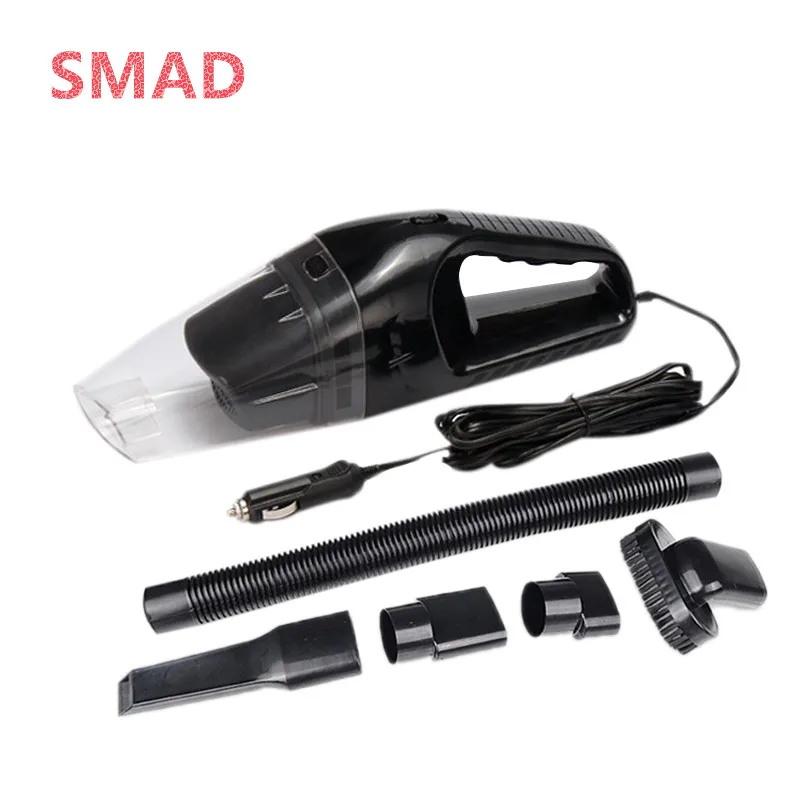 

Smad Portable 120W Car Vacuum Cleaner 12V Handheld Wet And Dry Dual-Use Hand Held Super Suction Powerful Electric Cleaner
