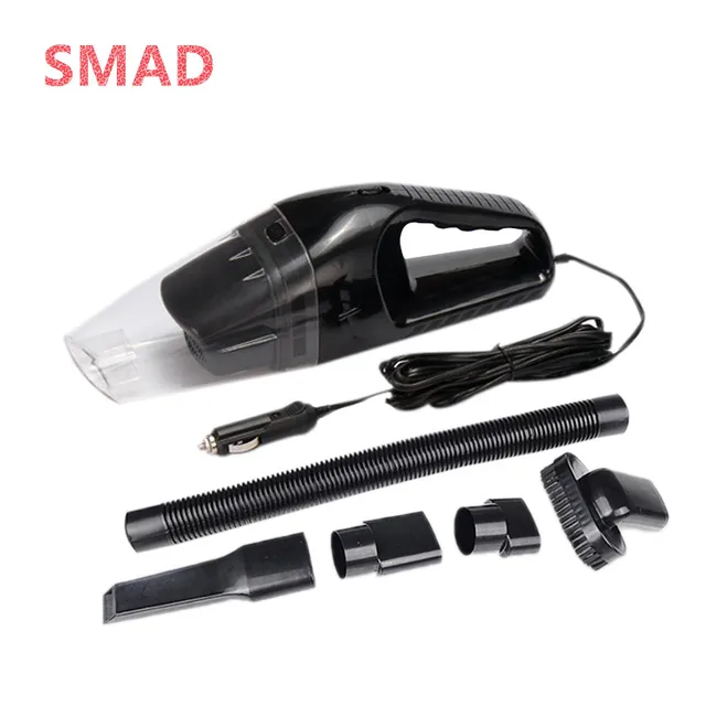 Smad Portable 120w Car Vacuum Cleaner 12v Handheld Wet And Dry Dual Smad Portable 120w Car Vacuum Cleaner 12v Handheld Wet And Dry Dual Use Hand Held Super Suction Ful Electric