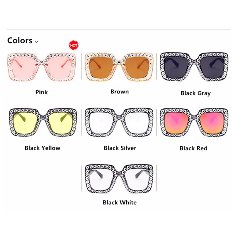 Женские солнцезащитные очки со стразами и зеркальной поверхностью Occhiali da Sole Donna