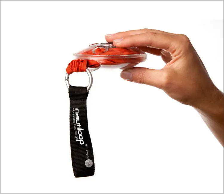 2017 تصميم جديد nautiloop سحرية مصغرة تخزين أكياس حقيبة مطوية