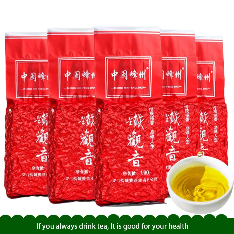 

500g 2018 Year High Quality Fujian Anxi Tie Guan Yin Cha Natural Green Oolong Cha China Green Food Gift Tea Tie Guan Yin Cha New
