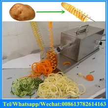 Электрический инструмент для спиральной нарезки картофеля слайсер Twister спиральная машинка для картофельных чипсов из нержавеющей стали Картофельная машина