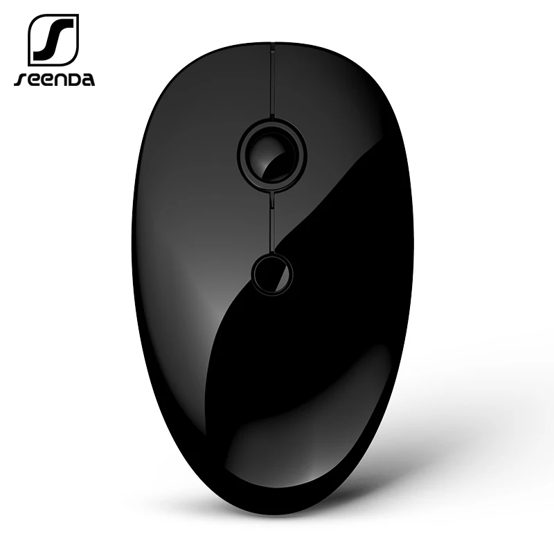 

SeenDa 2.4GHz Wireless Mouse Portable Travel Computer Mouse for Notebook Mute Mice For Office Home PC Laptop Noiseless Mouses