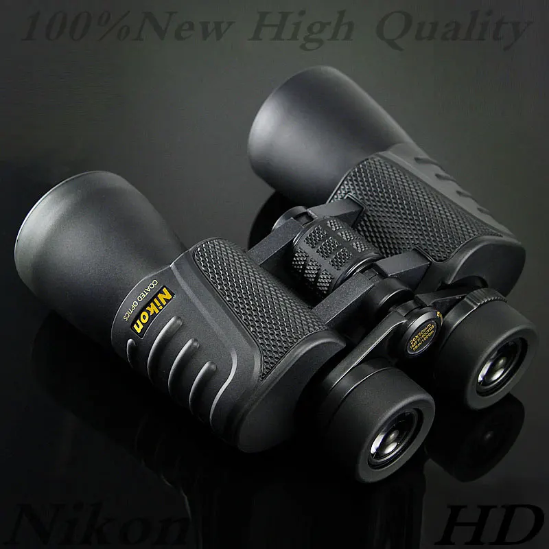 Бинокль 20X50 HD Высокое качество мощный телескоп lll ночного видения Nikon Telescopio зум для охоты путешествия не инфракрасный - Цвет: Xikon 20 x 50