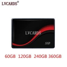 LVCARDS 2,5 SATA2 SATA3 SSD 60 Гб 360 гб 240 ГБ SSD 120 ГБ 240 ГБ Внутренний твердотельный 480 ГБ 512 ГБ 1 ТБ жесткий диск для компьютера 1