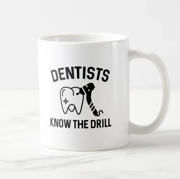 Don't Trust A Dental Hygienist That Doesn't Drink. Cool Graduation Two Tone 11oz Mug Gifts For Men Women Beautiful Dental Hygienist Gifts