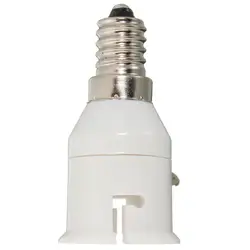 Фирменная Новинка Винтик E14 к B22 LED CFL адаптер лампочка свет лампы конвертер держатель Гнездо Белый замечательный подарок